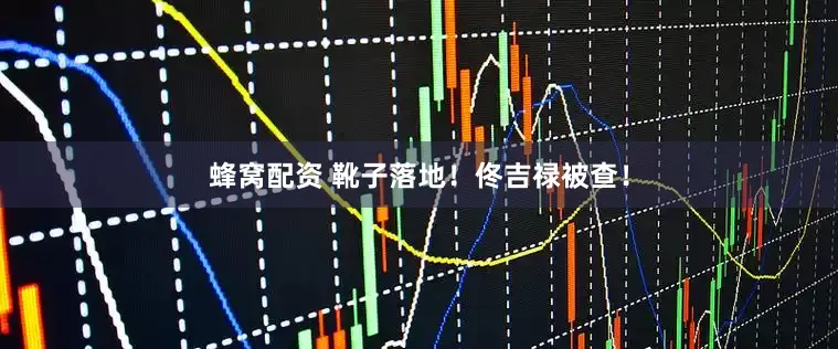 蜂窝配资 靴子落地！佟吉禄被查！